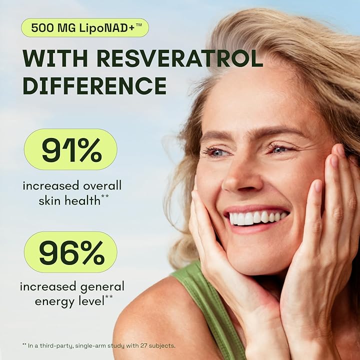 Liposomal NAD w/Resveratrol - High Purity NAD Supplement