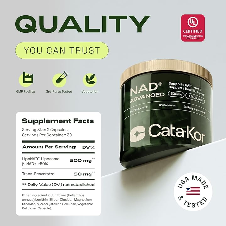 Liposomal NAD w/Resveratrol - High Purity NAD Supplement